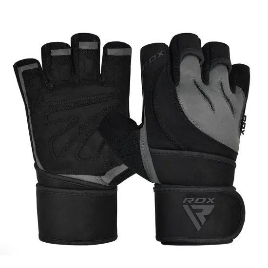 Рукавички для фітнесу RDX L4 Micro Gray/Black S