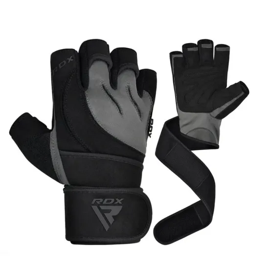 Рукавички для фітнесу RDX L4 Micro Gray/Black S