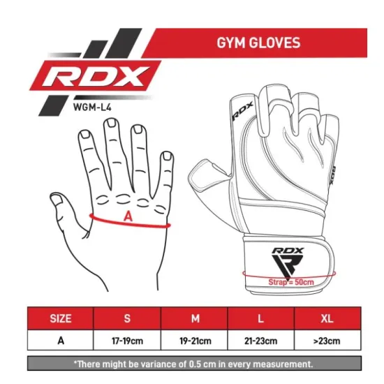 Рукавички для фітнесу RDX L4 Micro Gray/Black S