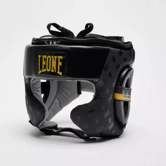 Боксерский шлем Leone DNA Black M