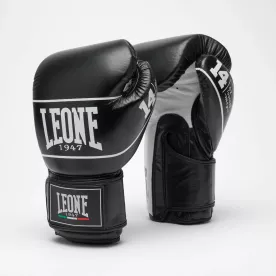 Боксерські рукавички Leone Shok Pro Black 10 ун.