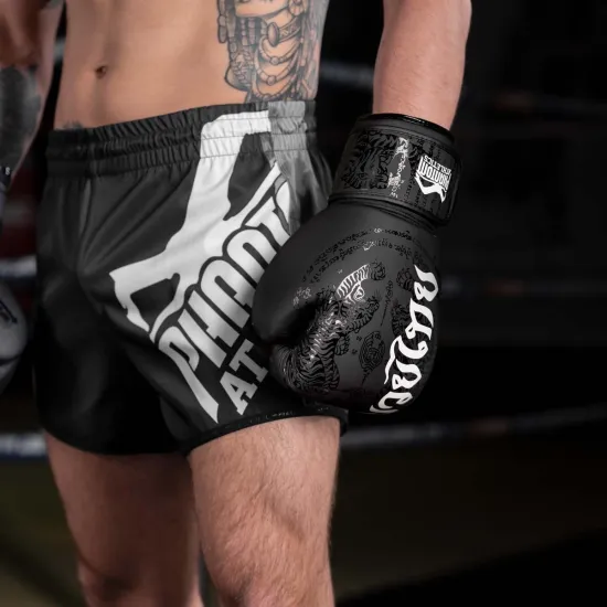 Боксерські рукавиці Phantom Muay Thai Black 10 унцій