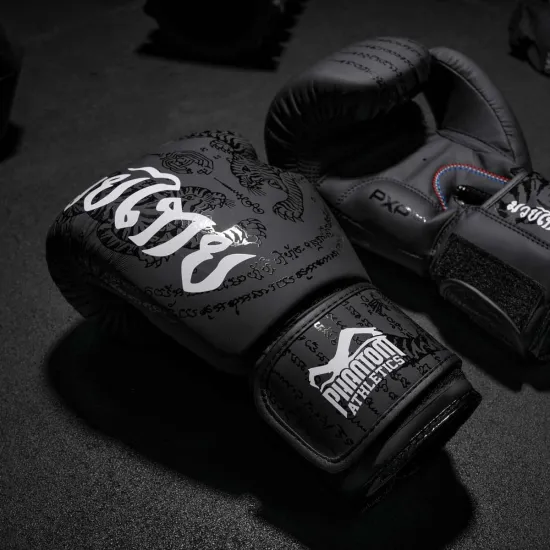Боксерські рукавиці Phantom Muay Thai Black 10 унцій