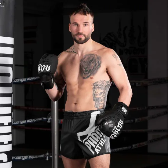 Боксерські рукавиці Phantom Muay Thai Black 10 унцій