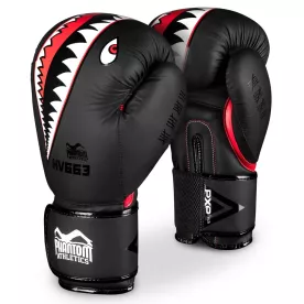 Боксерські рукавиці Phantom Fight Squad Schwarz Black 10 унцій