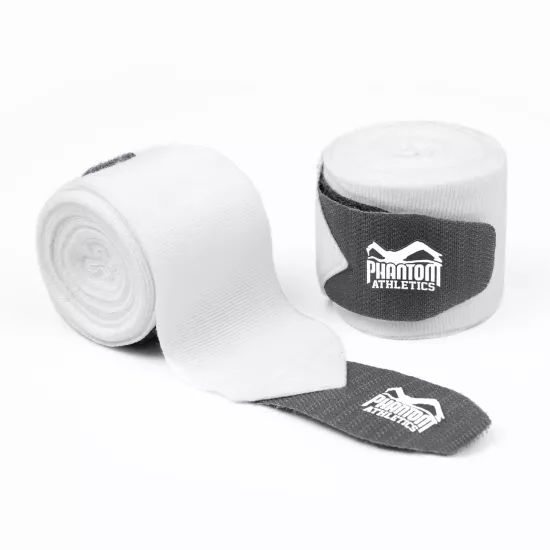 Бинти для боксу Phantom Impact White 2,5м
