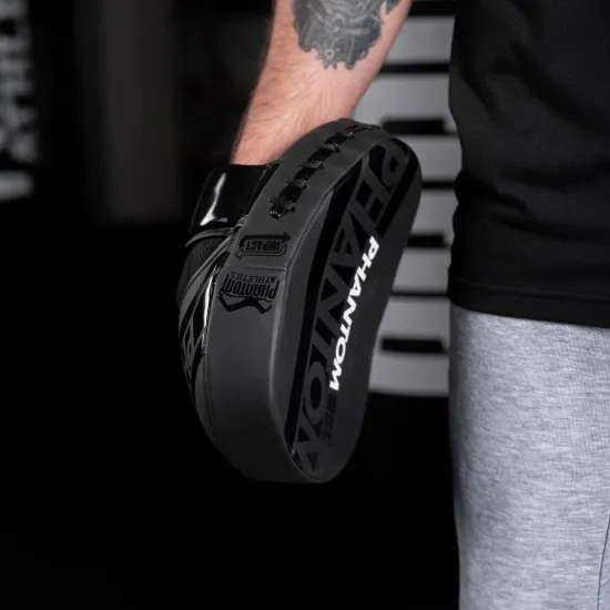 Лапи боксерські Phantom APEX Black-25x19см