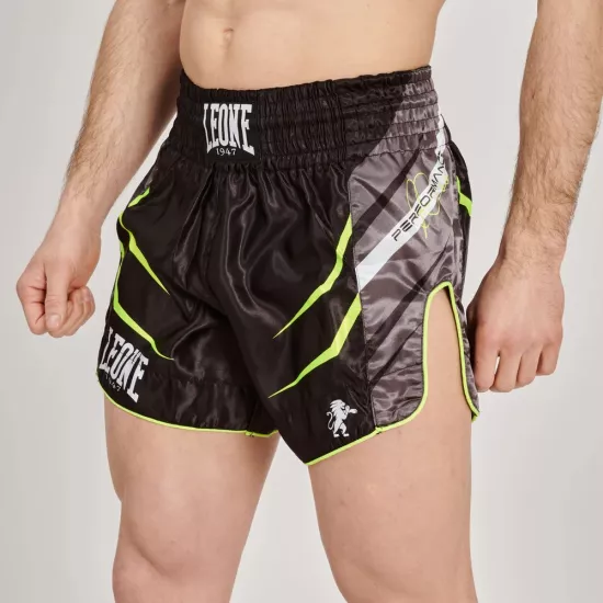 Шорты для тайского бокса Leone Performance Fluo Black XS