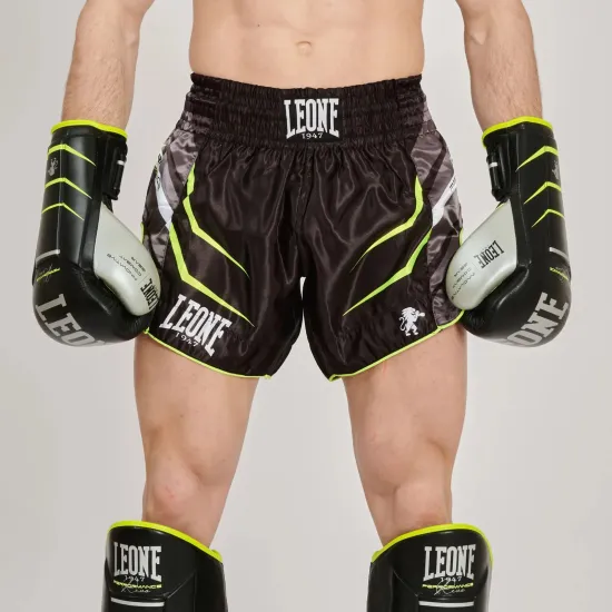 Шорты для тайского бокса Leone Performance Fluo Black XS