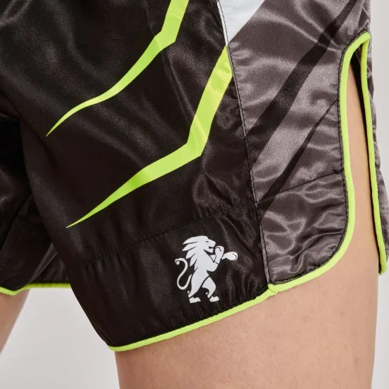 Шорты для тайского бокса Leone Performance Fluo Black XS