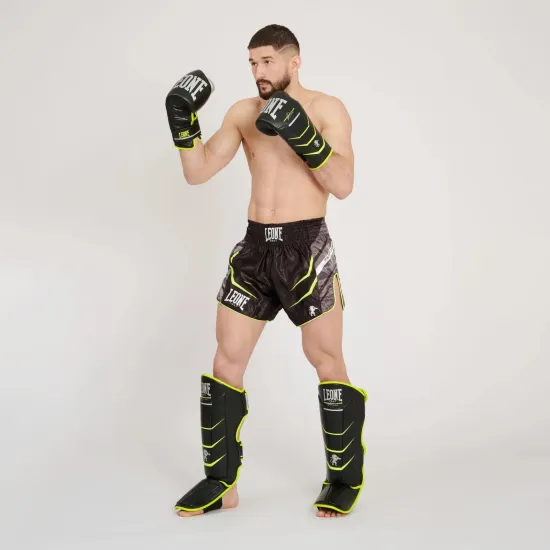 Шорты для тайского бокса Leone Performance Fluo Black XS