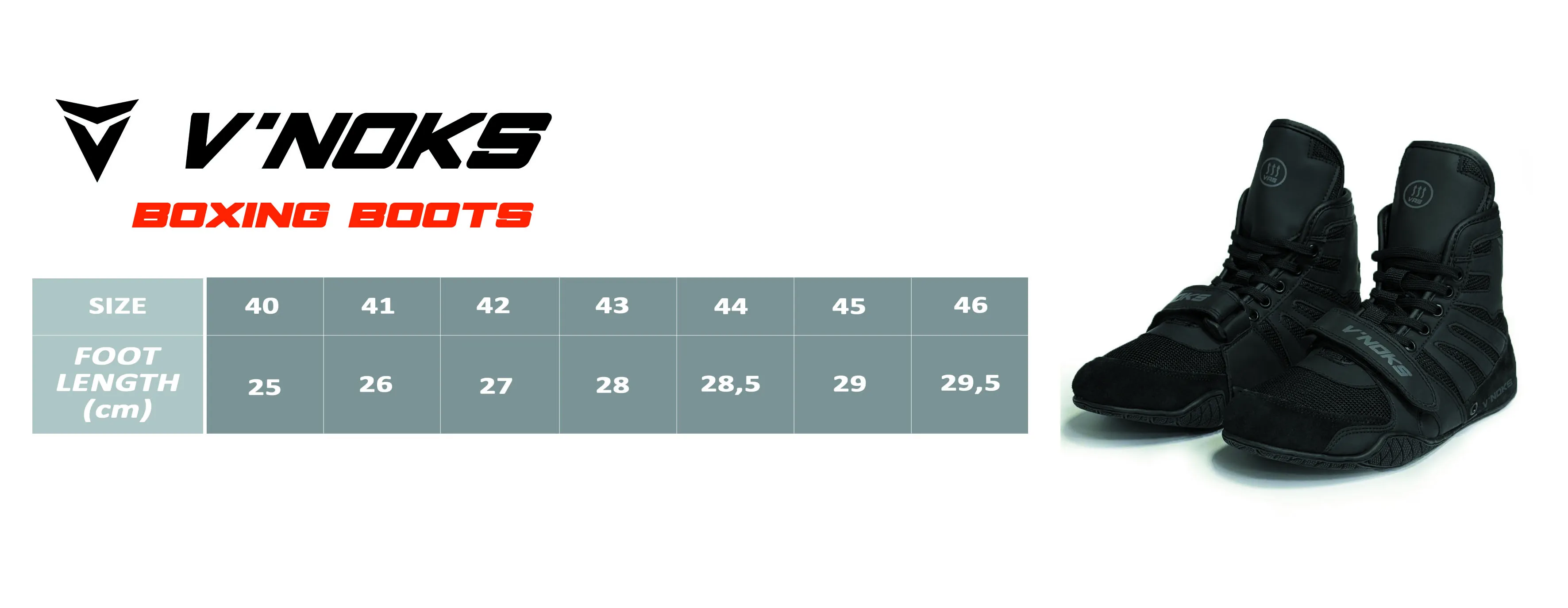 Боксерки V`Noks Fortes 40