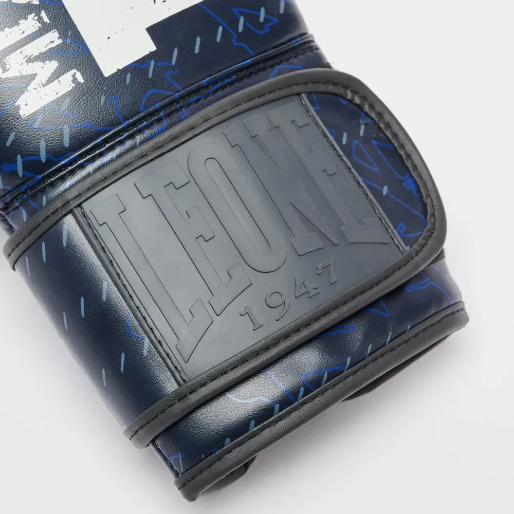 Боксерські рукавиці Leone GN004 PRIMAL INSTINCT Blue 10 унцій