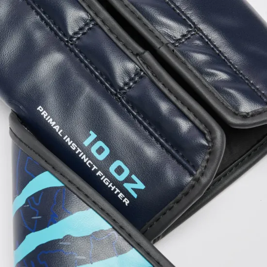 Боксерские перчатки Leone GN004 PRIMAL INSTINCT Blue 10 унций