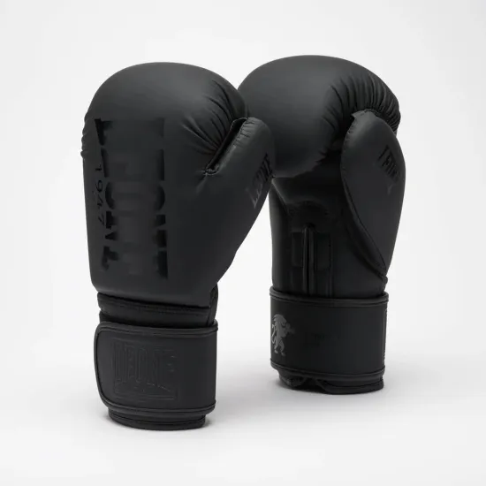 Боксерские перчатки Leone GN058 TONE X Black 10 унций