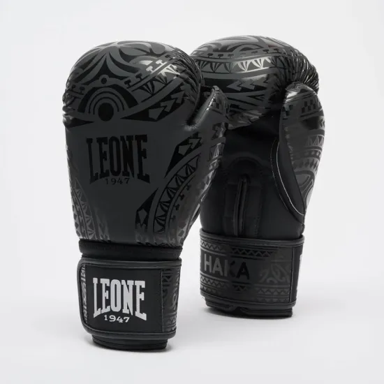 Перчатки для бокса Leone GN329 HAKA Black 10 унций
