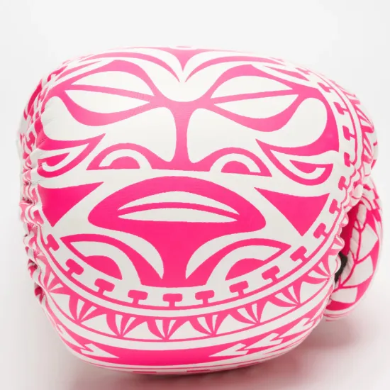 Перчатки для бокса Leone GN329 HAKA White/Pink 10 унций