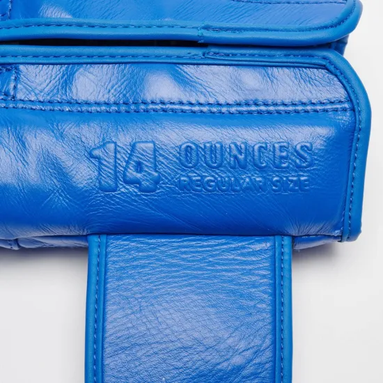 Боксерские перчатки Leone Greatest Blue 10 унций (бинты 4 м. в комплекте)