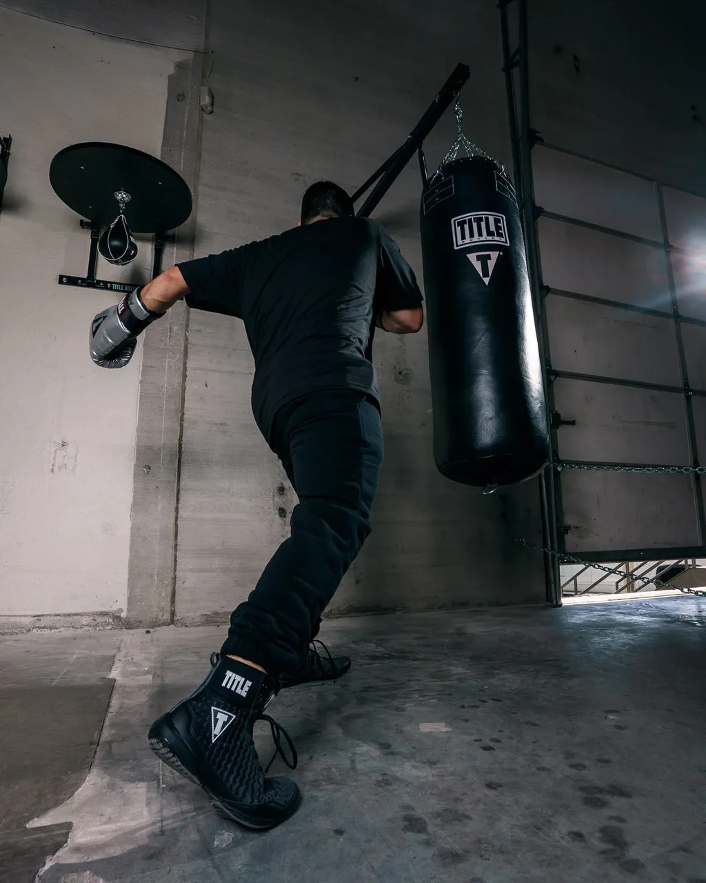 Обувь для бокса TITLE Boxing Predator II Shoes 2.0 Black/Grey-38,5