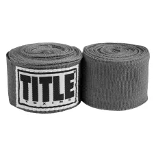 Бинты для бокса TITLE Boxing Select Semi Elastic Mexican Grey 4.5м 