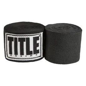 Бинты для бокса TITLE Boxing Select Semi Elastic Mexican Black 4.5м