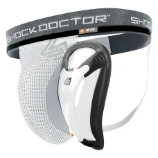 Защита паха Shock Doctor Supporter with Protective Cup White-S