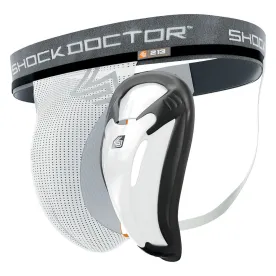 Защита паха Shock Doctor Supporter with Protective Cup White-S