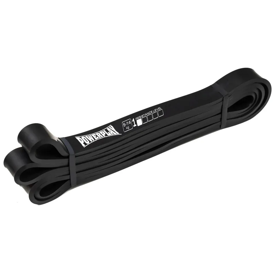 Еспандер для фітнесу PowerPlay 4117 Power Band Чорна (5-14кг)