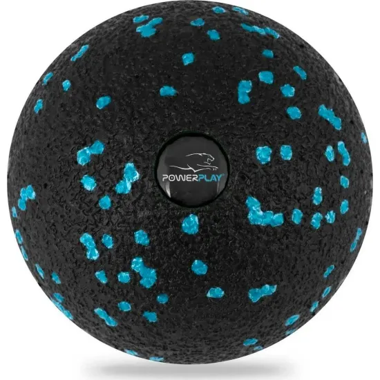 Масажний набір PowerPlay PP_4015 EPP Foam Roller Set 4in1 (2-ва роли + 2-ва м'ячі) Чорно-бірюзовий