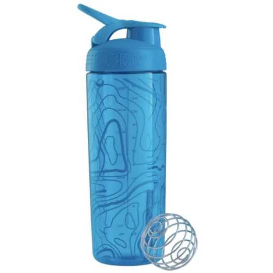Шейкер BlenderBottle SportMixer Signature Sleek 820ml Aqua Topt Flow