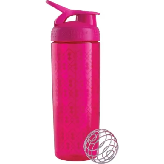 Шейкер BlenderBottle SportMixer Signature Sleek 820ml Pink Geo Lace