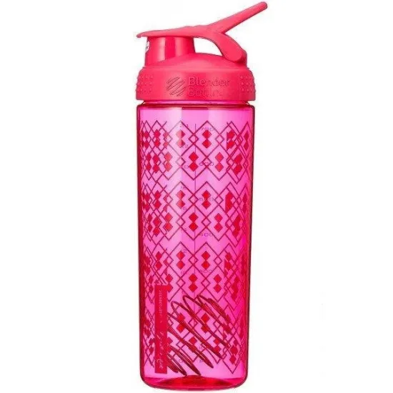 Шейкер BlenderBottle SportMixer Signature Sleek 820ml Pink Geo Lace