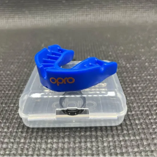 Капа OPRO Bronze Blue-детская