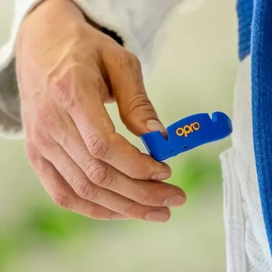 Капа OPRO Bronze Blue-детская