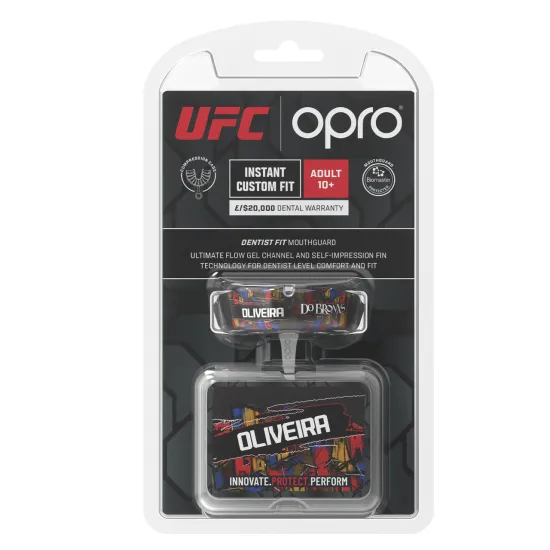 Капа OPRO UFC Fighter Collection Oliveira доросла (вік 11+) Blackl (art.102529009)