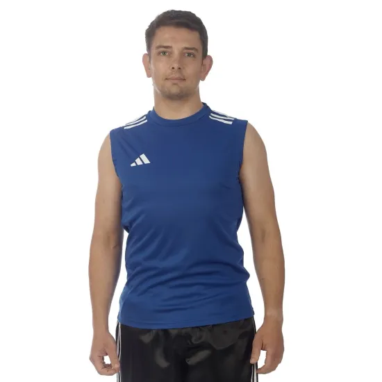 Майка для кикбоксинга Adidas Kick Light Sleeveless Синяя-XS