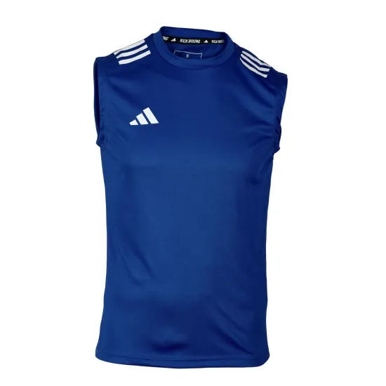 Майка для кикбоксинга Adidas Kick Light Sleeveless Синяя-XS