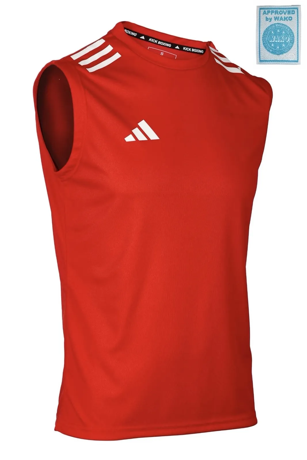 Майка для кикбоксинга Adidas Kick Light Sleeveless Красная-XS