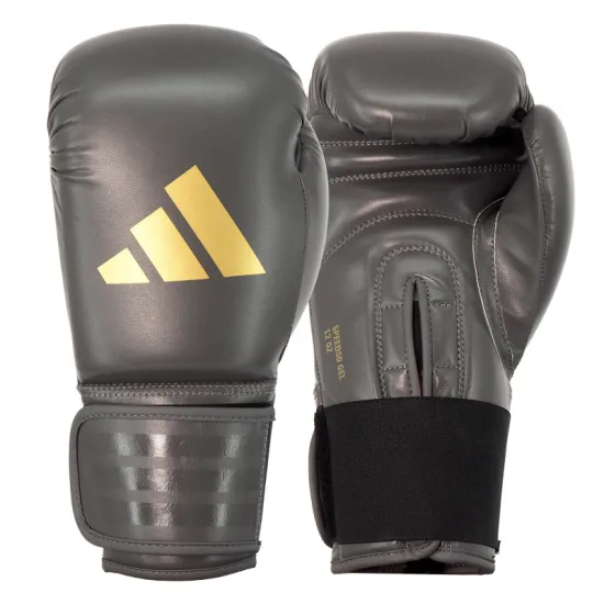 Боксерские перчатки Adidas Speed 50 Серые-10 унций