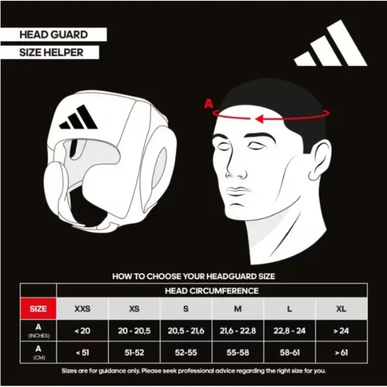 Шлем боксерский Adidas Super Pro Black/White-S