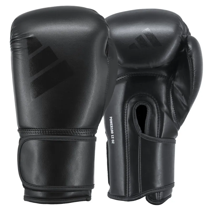 Боксерские перчатки Adidas Power 100 Черные-10 унций
