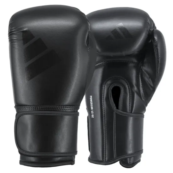 Боксерские перчатки Adidas Power 100 Черные-10 унций