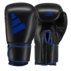 Боксерские перчатки Adidas Power 100 Черно-синие-10 унций
