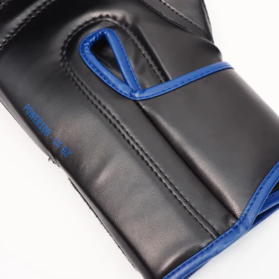 Боксерские перчатки Adidas Power 100 Черно-синие-10 унций
