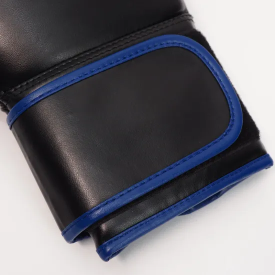 Боксерские перчатки Adidas Power 100 Черно-синие-10 унций