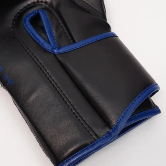 Боксерские перчатки Adidas Power 100 Черно-синие-10 унций