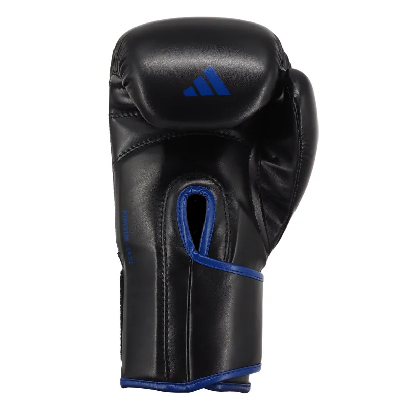 Боксерские перчатки Adidas Power 100 Черно-синие-10 унций