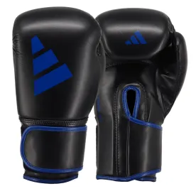 Боксерские перчатки Adidas Power 100 Черно-синие-12 унций