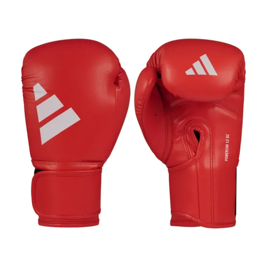Боксерские перчатки Adidas Power 100 Красные-10 унций