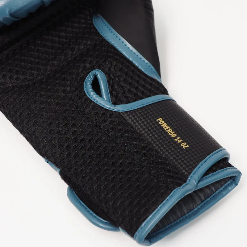 Боксерские перчатки Adidas Power 50 Синие-10 унций
